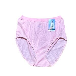 Jockey Pink Striped Briefs 9